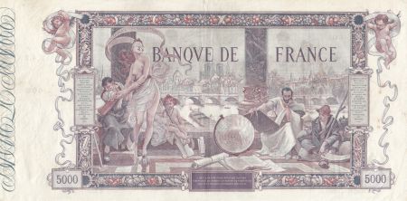 France 5000 Francs Flameng - 12/01/1918 Serie : E.4 - 608