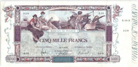 France 5000 Francs Flameng - 1918