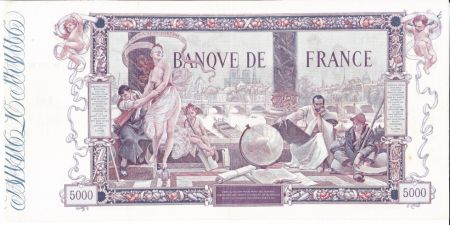 France 5000 Francs Flameng - 1918