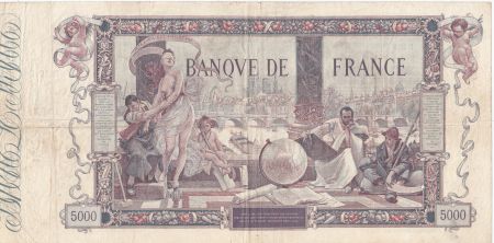 France 5000 Francs Flameng - 21-01-1918 Série D.17 - TTB