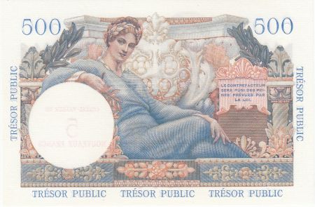 France 5NF / 500 Francs Mercure, Trésor Public - 1960 - Spécimen - NEUF