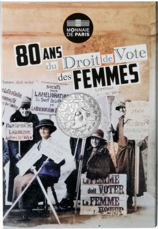 France 80 ans du droit de vote des femmes - 10 Euros Argent 2024