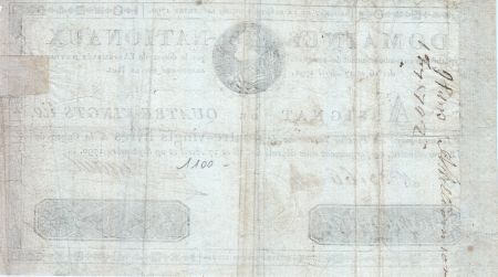 France 80 Livres - 29 Septembre -1790 - Sign. PINARD - S. N° 33166