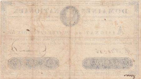 France 90 Livres Louis XVI - 29-09-1790 Série F - Sign. Guillaumot - PTTB