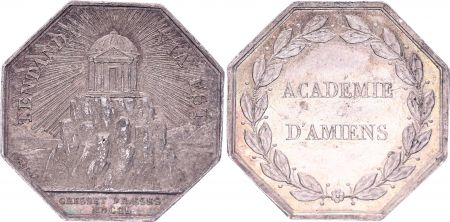 France Académie d\'Amiens - vers 1750 - Argent
