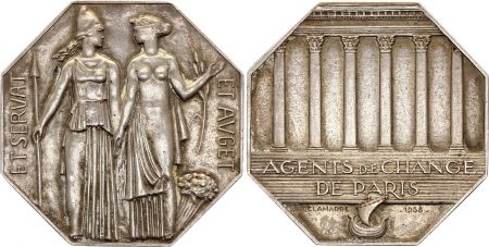 France Agent de Change de Paris -1958 - Argent