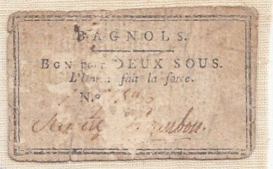 France Bagnols-Sur-Cèze Bagnols L\'Union fait la force - 30-04-1792