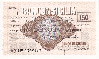 France Banco di Sicilia - 1976