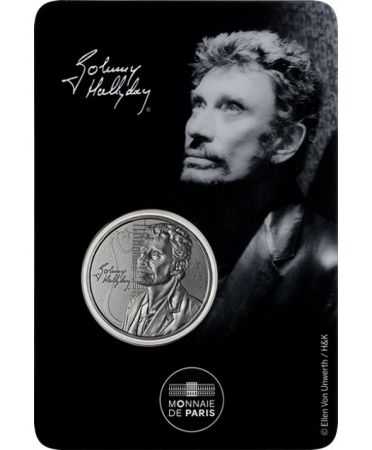France Blister Johnny Hallyday (Mystique) - Médaille 2020 par la Monnaie de Paris