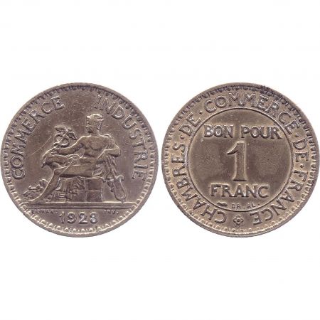 France Bon pour 1 Franc - Type Chambres de Commerce - France 1923 (EC)
