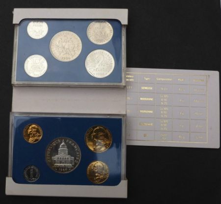 France BU.1986 Coffret BU 1986 - Monnaie de Paris 10 pièces