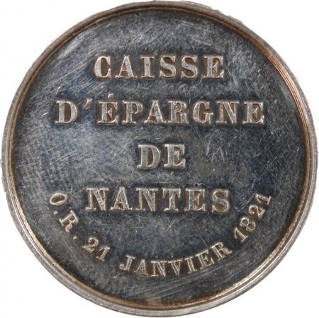 France CAISSE D\'EPARGNE DE NANTES - JETON ARGENT, 1845-1860