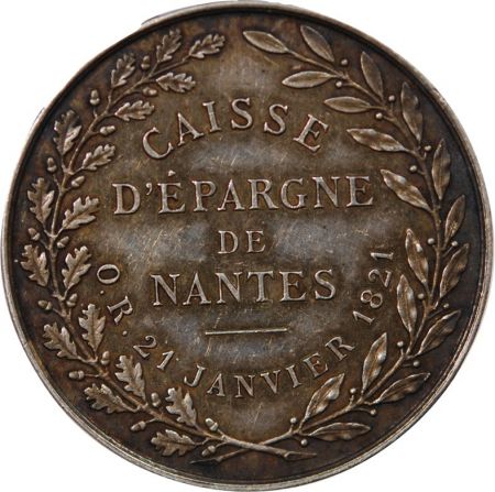 France CAISSE D\'EPARGNE DE NANTES - JETON ARGENT, INAUGURATION DU 5 JUIN 1911