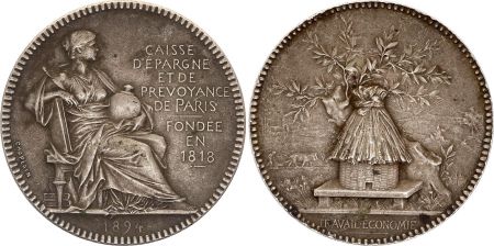 France Caisse d\'Epargne de Paris - 1894 - Argent