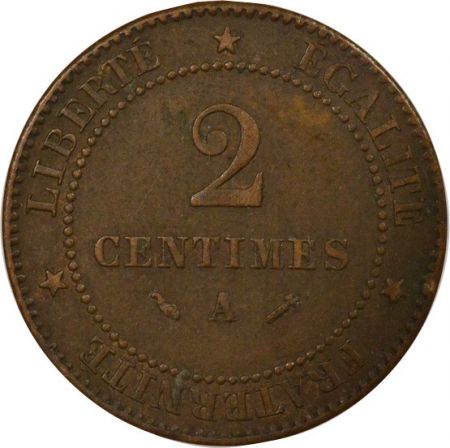 France Cérès - 2 Centimes 1885 A Paris