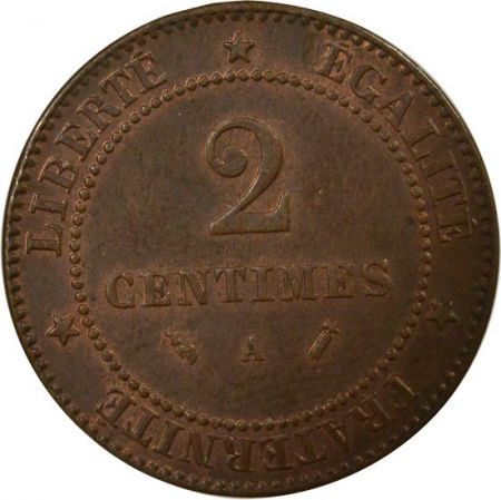 France Cérès - 2 Centimes 1891 A Paris