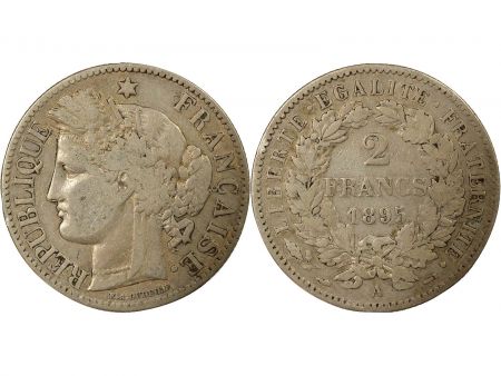 France Cérès - 2 Francs 1895 A Paris