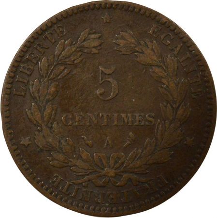 France Cérès - 5 Centimes 1896 A Paris Torche