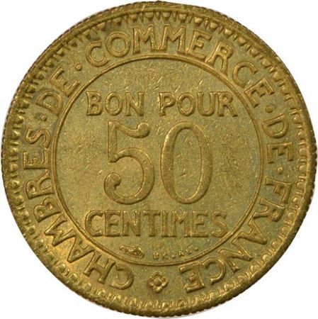 France Chambre De Commerce - 50 Centimes 1922