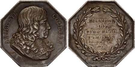 France Chambre de Commerce Amiens - Colbert - 1761 (1845-1860) - Argent