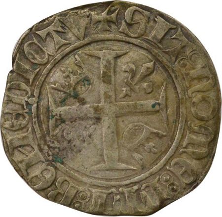 France Charles VI - Blanc Guenar, 4E Emission 1411-1417 Rouen
