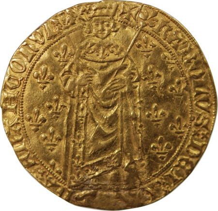 France CHARLES VII - ROYAL D\'OR - ANGERS, 1429 / 1461