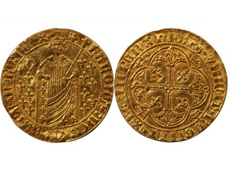 France CHARLES VII - ROYAL D\'OR 1429-1431 MONTELIMAR