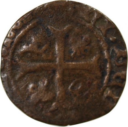 France CHARLES VIII - LIARD AU DAUPHIN, 2e TYPE - 1488 / 1498