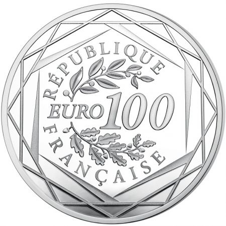 France CHUTE DU MUR DE BERLIN - 100 Euros Argent FRANCE 2019
