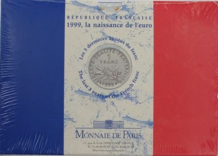 France Coffret BU 1999 -  10 pièces en francs