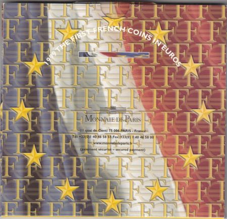 France Coffret BU 1999 - Premiers Euros 8 monnaies