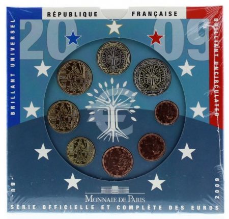 France Coffret BU 2009 Monnaie de Paris