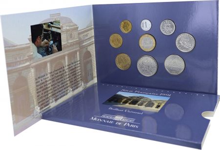 France Coffret BU Monnaie de Paris 1991