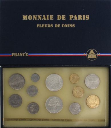 France Coffret FDC 1986 - Monnaie de Paris - 12 monnaies