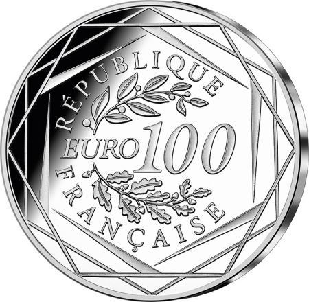 France Coupe du Monde de Rugby 2023 - 100 Euros Argent 2023