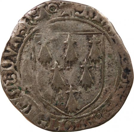 France DUCHÉ DE BRETAGNE, FRANCOIS II - GROS A L\'ÉCU, 1458-1488 / 1488 NANTES
