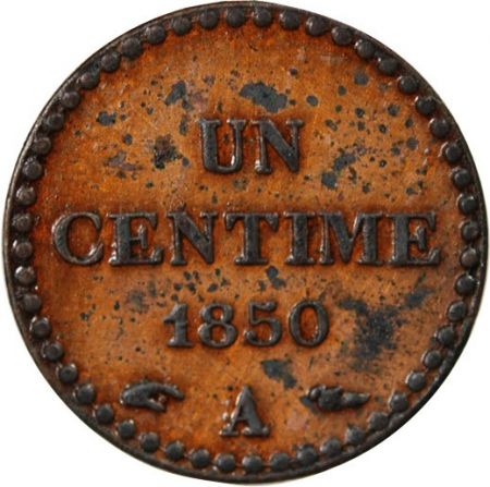 France DUPRE - 1 CENTIME AVEC ACCENT, 1850 A PARIS