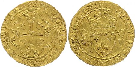 France Ecu d\'Or à la couronne, Louis XI (1461-1483) - Montpellier
