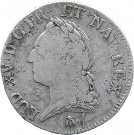 France Ecu Louis XV a la Vieille Tete - 1771 M Toulouse