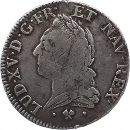 France Ecu Louis XV à la Vieille Tête - 1773 L