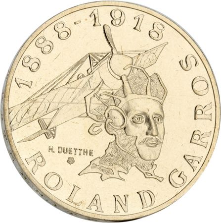 France ESSAI 10 Francs Commémo. Roland Garros FRANCE 1988