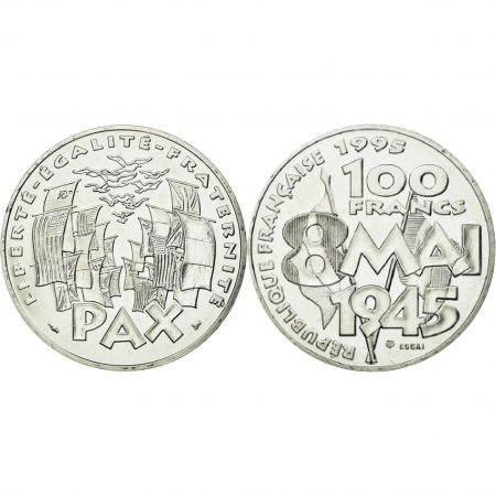 France ESSAI 100 Francs Commémo. La Paix (8 mai 1945) FRANCE 1995 (SPL)