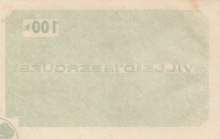 France Essai de 100 Francs Isbergues 1940