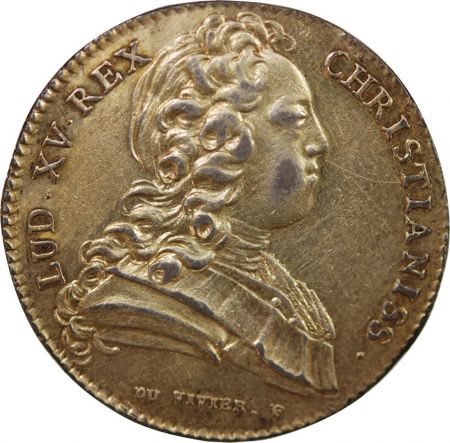 France ETATS DE BRETAGNE, LOUIS XV  JETON ARGENT 1726 SAINT BRIEUC Daniel 80