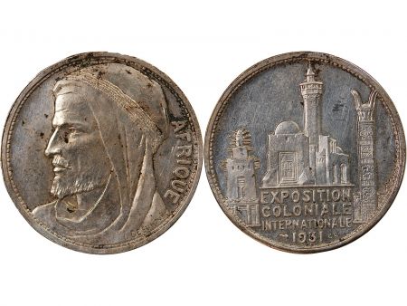France EXPOSITION COLONIALE  AFRIQUE - MEDAILLE 1931