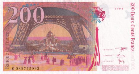 France FAUX \ Sans pont\  - 200 Francs - Gustave Eiffel - Tour Eiffel - 1999 - Lettre G - F.75.f3x