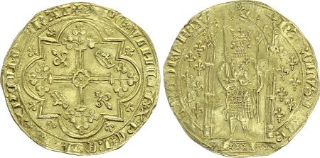 France Franc à Pied - Charles V Le Sage (Roi de 1364-1380) - TTB