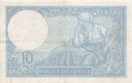 France FRANCE - 10 FRANCS MINERVE 24/10/1940 - TTB+