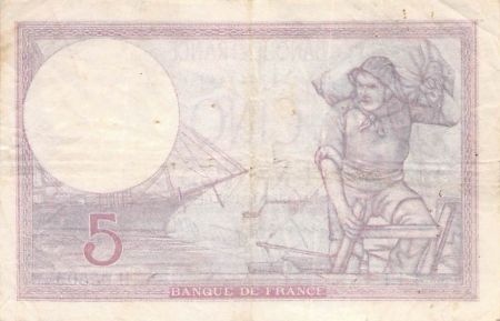 France FRANCE - 5 FRANCS VIOLET 02/11/1939 - TB+