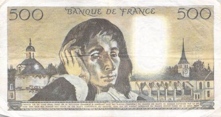 France FRANCE - 500 FRANCS PASCAL 05/10/1978 - SÉRIE Q.90 - TB+
